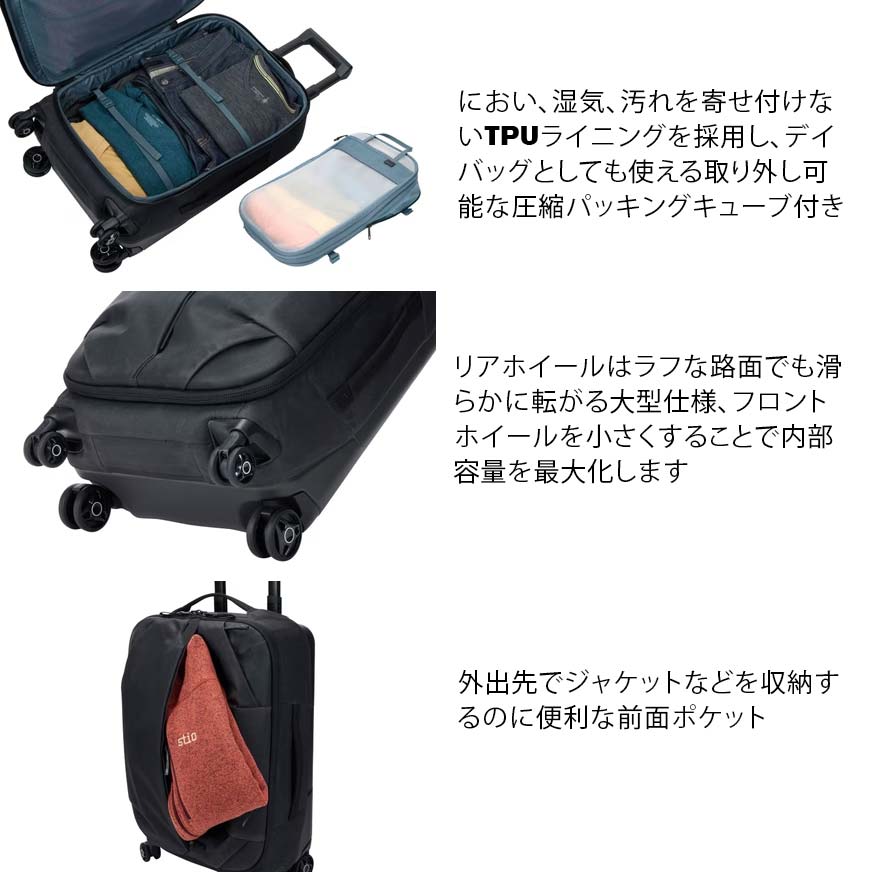 THULE 商品シリーズの機能説明画像