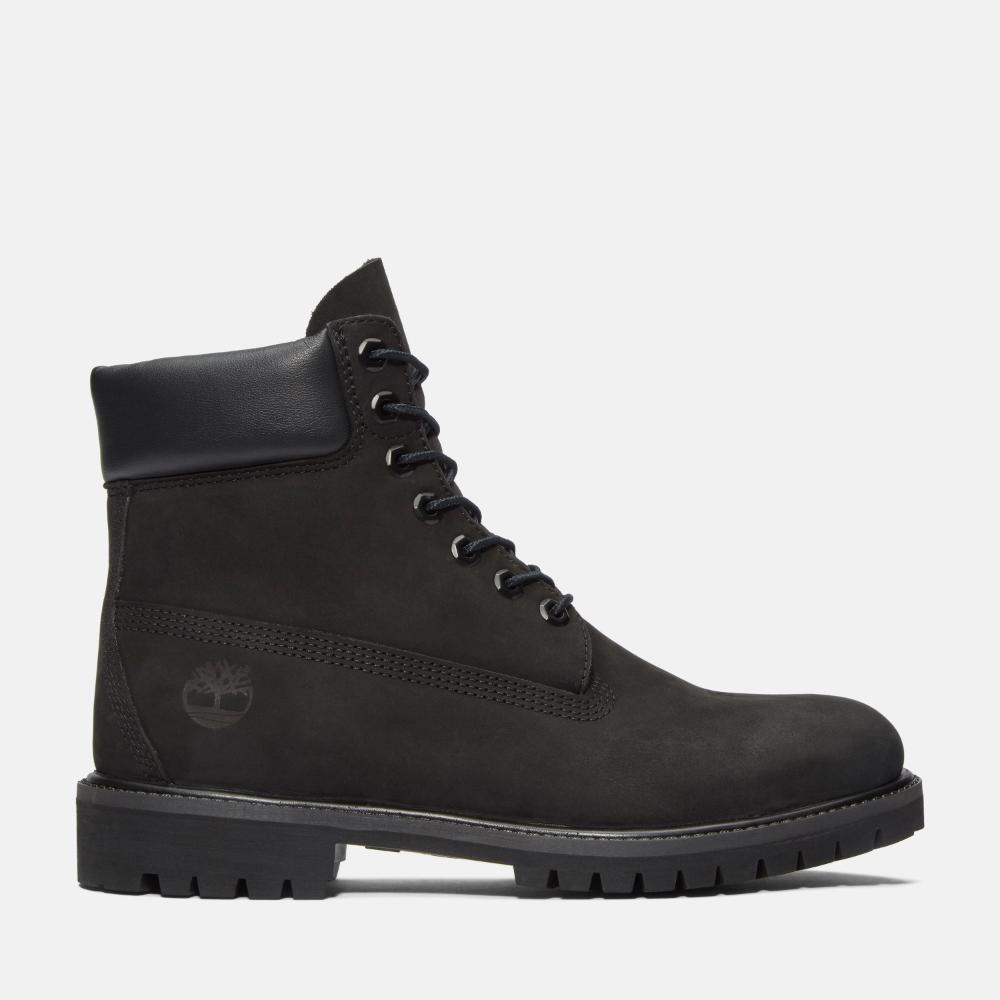 ティンバーランド 6インチ プレミアム ウォータープルーフ ブーツ Timberland ブラック ヌバック メンズ ブーツ 防水 TB010073001