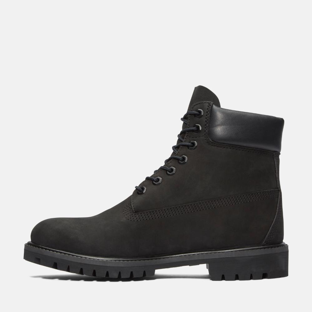ティンバーランド 6インチ プレミアム ウォータープルーフ ブーツ Timberland ブラック ヌバック メンズ ブーツ 防水 TB010073001