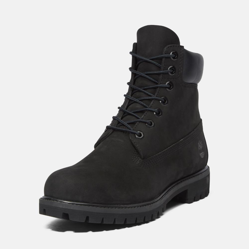 ティンバーランド 6インチ プレミアム ウォータープルーフ ブーツ Timberland ブラック ヌバック メンズ ブーツ 防水 TB010073001