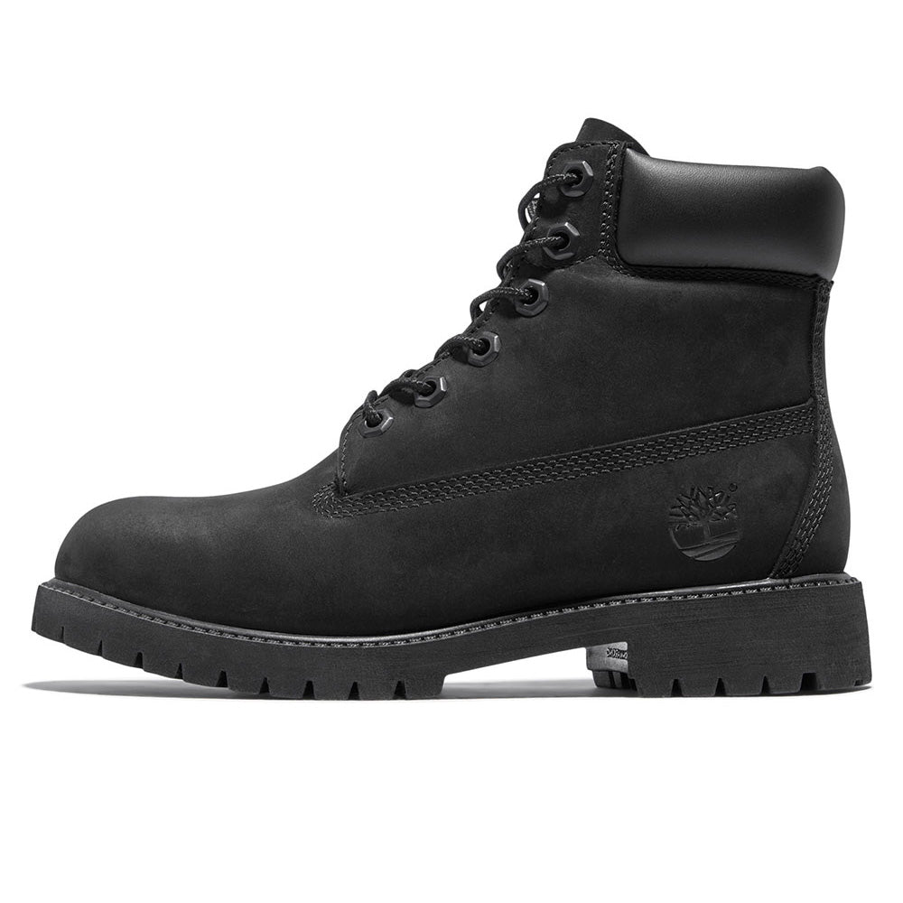 ティンバーランド ジュニア 6インチ プレミアム ウォータープルーフ ブーツ Timberland ブラック ヌバック キッズ レディース ブーツ 防水 TB012907001