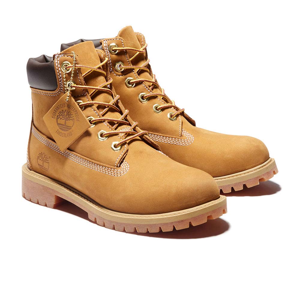 ティンバーランド ジュニア 6インチ プレミアム ウォータープルーフ ブーツ Timberland ウィート ヌバック キッズ  レディース ブーツ 防水 TB012909713