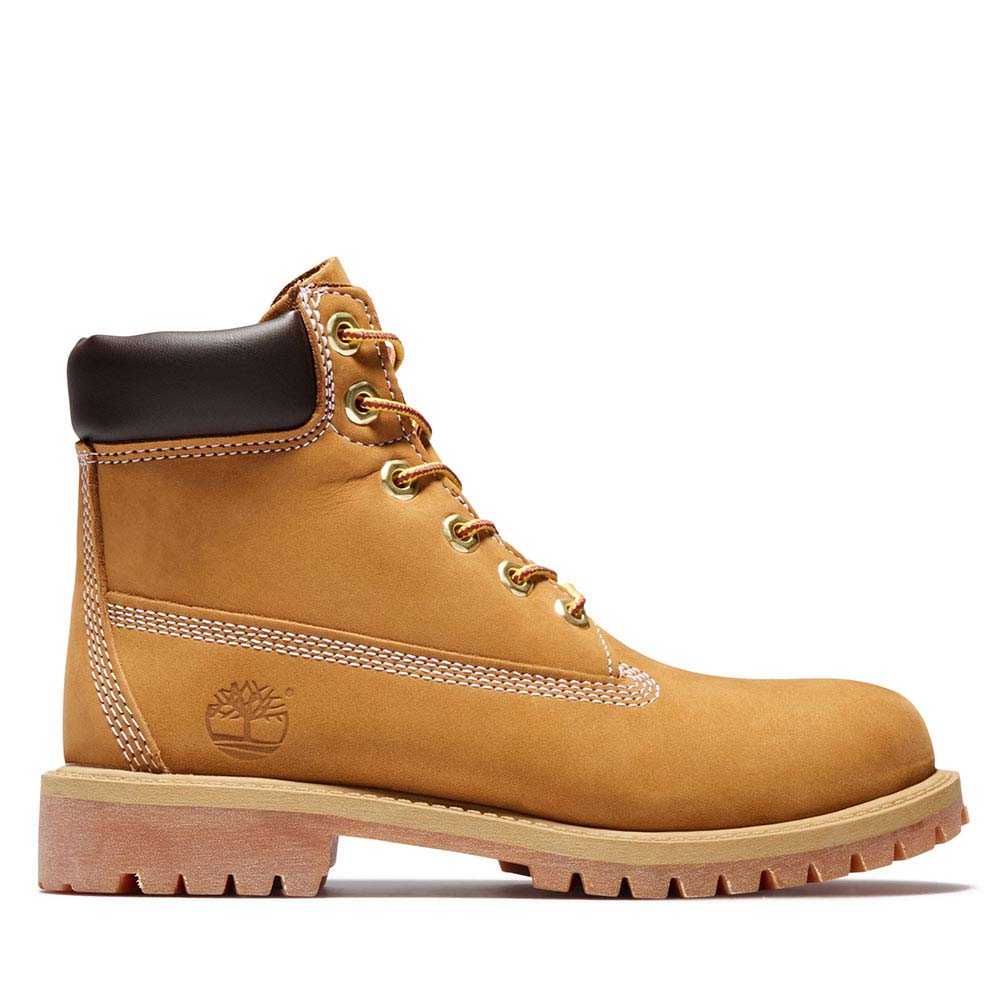 ティンバーランド ジュニア 6インチ プレミアム ウォータープルーフ ブーツ Timberland ウィート ヌバック キッズ  レディース ブーツ 防水 TB012909713