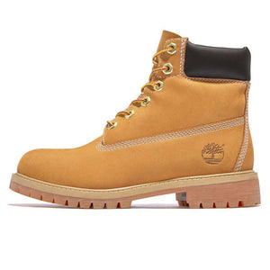 Timberland ジュニア 6インチ プレミアム ウォータープルーフ ブーツ ウィート ヌバック TB012909713