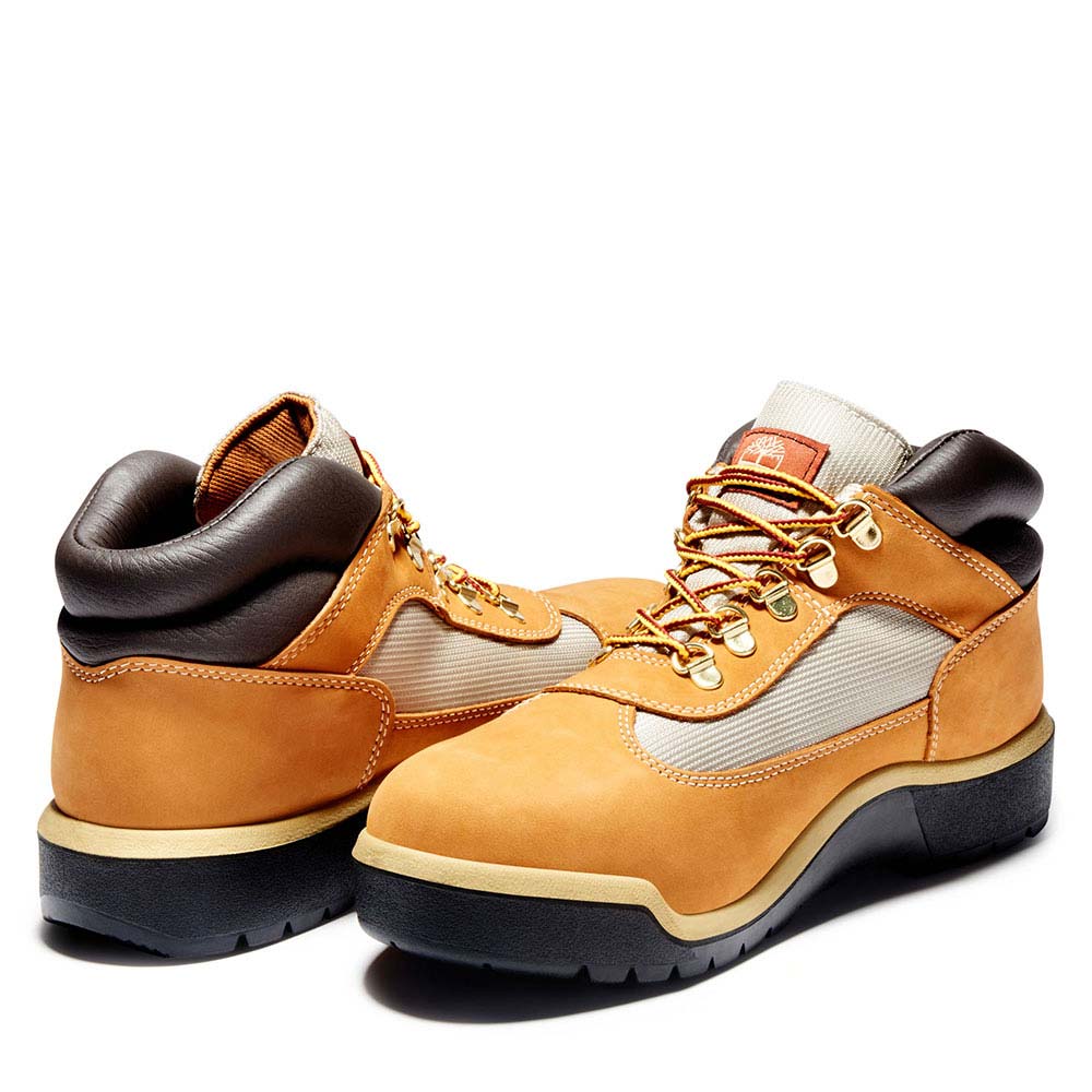 ティンバーランド フィールドブーツ ファブリック＆レザー ウォータープルーフ Timberland ウィート ヌバック メンズ ブーツ 防水 TB0A18RI231