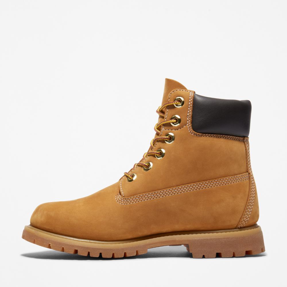 ティンバーランド 6インチ プレミアム ウォータープルーフ ブーツ Timberland PREMIUM 6 IN WATERPROOF BOOT WHEAT NUBUCK ウィート レディース ブーツ TB010361713