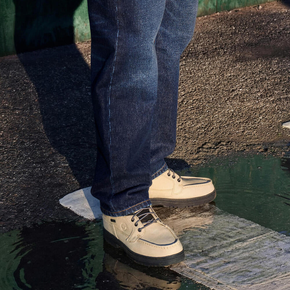 ティンバーランド ヘリテージ GTX モックトゥ ミッド Timberland HERITAGE GTX MOC TOE MID ライトベージュ/ブラック メンズ スニーカー TB0A2JU5AAM