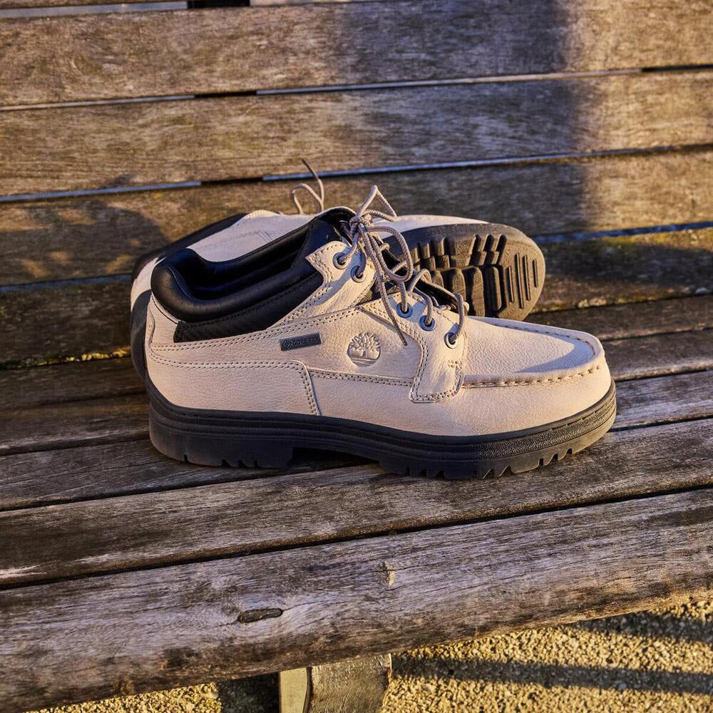 ティンバーランド ヘリテージ GTX モックトゥ ミッド Timberland HERITAGE GTX MOC TOE MID ライトベージュ/ブラック メンズ スニーカー TB0A2JU5AAM