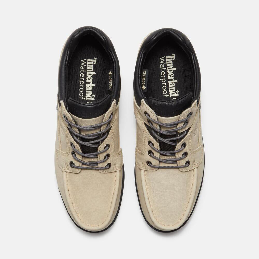ティンバーランド ヘリテージ GTX モックトゥ ミッド Timberland HERITAGE GTX MOC TOE MID ライトベージュ/ブラック メンズ スニーカー TB0A2JU5AAM