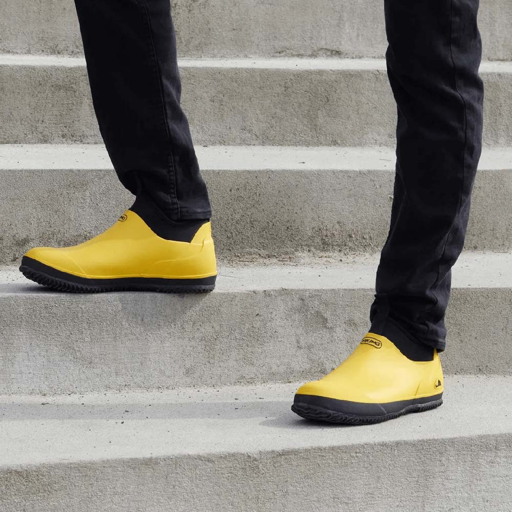 ヴィーキング ペイヴメント ネオ VIKING Pavement Neo Yellow/Black メンズ レディース レインブーツ 防水シューズ VF-50070-1302