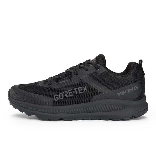 ヴィーキング ストライド ロー ゴアテックス VIKING Stride Low GTX BLACK メンズ トレイル 登山 透湿 防水シューズ VF-94580-2