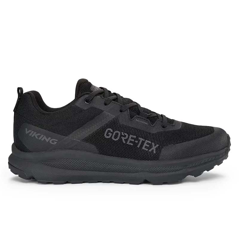 ヴィーキング ストライド ロー ゴアテックス VIKING Stride Low GTX BLACK メンズ トレイル 登山 透湿 防水シューズ VF-94580-2