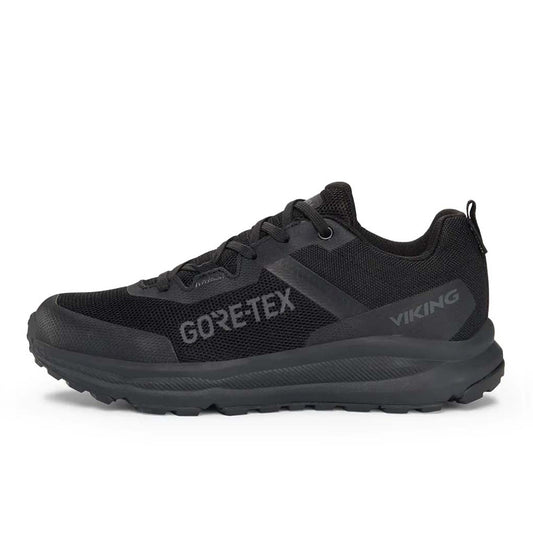 ヴィーキング ストライド ロー ゴアテックス VIKING Stride Low GTX BLACK レディース トレイル 登山 透湿 防水シューズ VF-94585-2