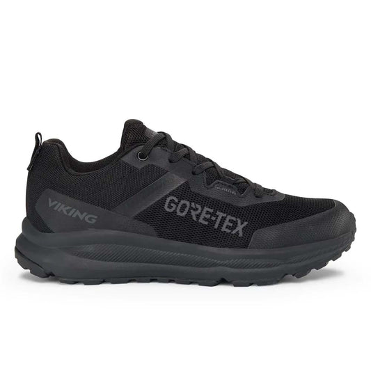 ヴィーキング ストライド ロー ゴアテックス VIKING Stride Low GTX BLACK レディース トレイル 登山 透湿 防水シューズ VF-94585-2