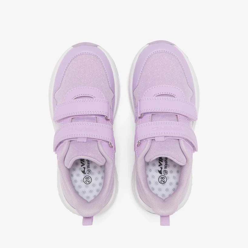 ヴィーキング バウンシー グリッター 2ベルクロ VIKING Bouncy Glitter 2V LILAC キッズ スニーカー VF-55500-6
