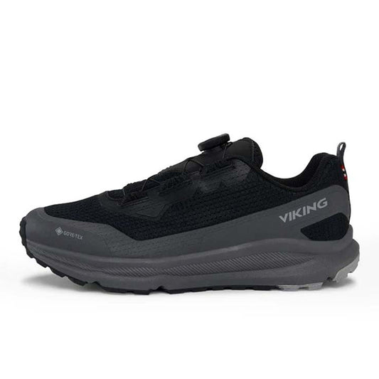 ヴィーキング モーション ロー ゴアテックス ボア VIKING Motion Low GTX BOA BLACK/CHAR メンズ 登山 GORE-TEX 透湿 防水シューズ VF-55650-277