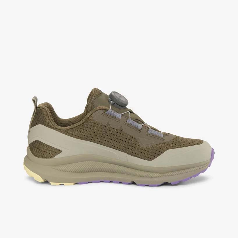 ヴィーキング モーション ロー ゴアテックス ボア VIKING Motion Low GTX BOA OLIVE/LILA レディース 登山 GORE-TEX 透湿 防水シューズ VF-55655-3706