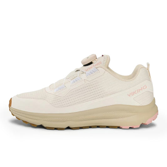 ヴィーキング モーション ロー ボア VIKING Motion Low BOA Cream/Light Pink レディース スニーカー VF-55665