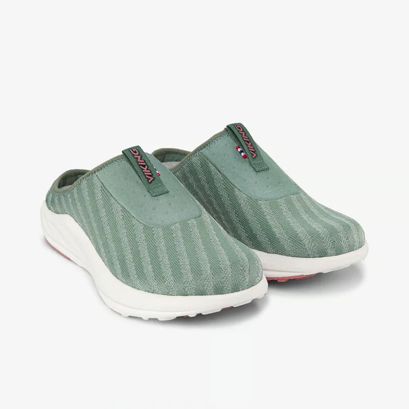 ヴィーキング バランス ミュール VIKING Balance Mule Green/Old Rose レディース スニーカー VF-55715