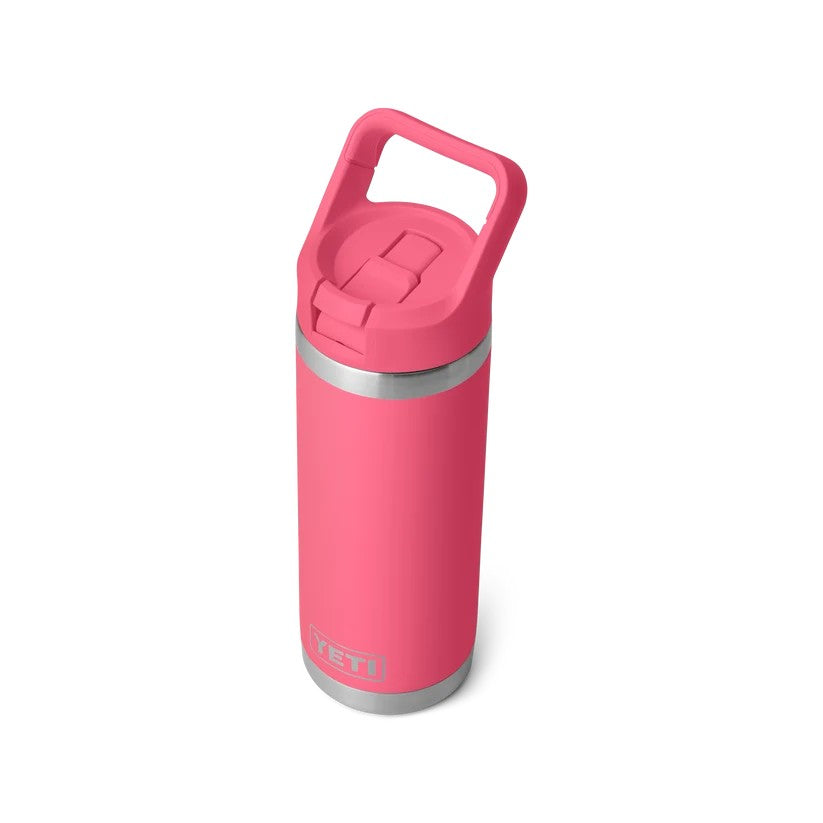 YETI イエティ RAMBLER 18 OZ WATER BOTTLE WITH STRAW CAP 21071502325 TROPICAL PINK