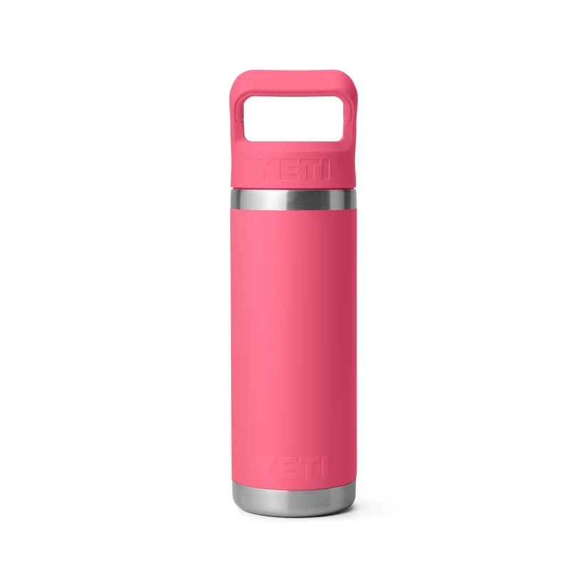 YETI イエティ RAMBLER 18 OZ WATER BOTTLE WITH STRAW CAP 21071502325 TROPICAL PINK