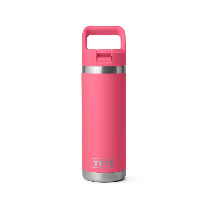 YETI イエティ RAMBLER 18 OZ WATER BOTTLE WITH STRAW CAP 21071502325 TROPICAL PINK