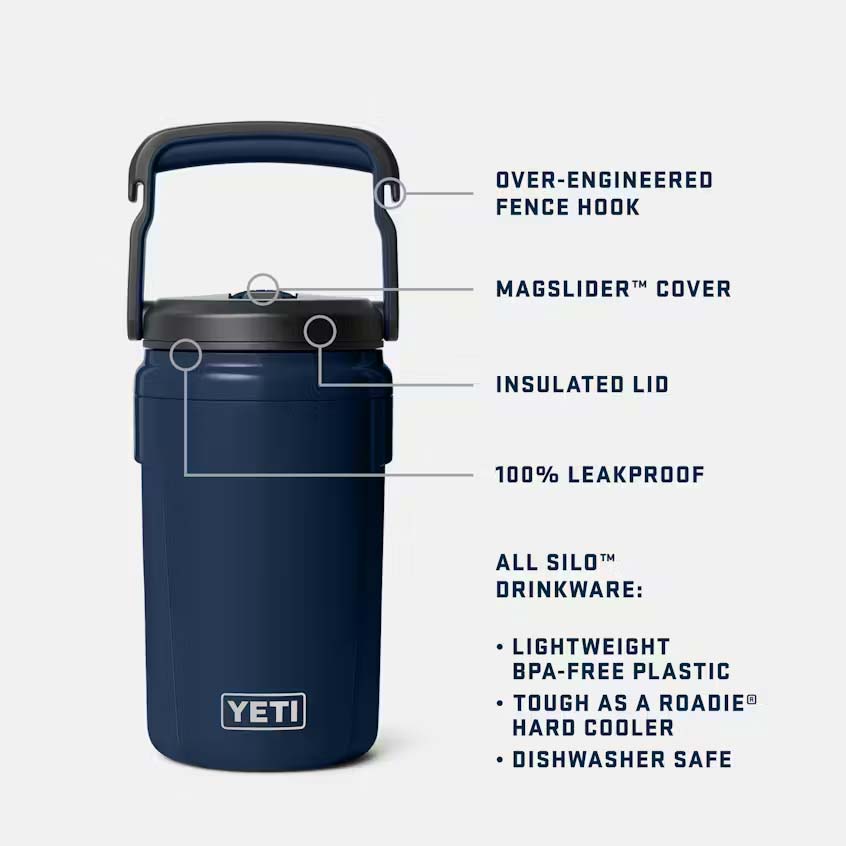 SILO40 OZ JUG WITH MAGSLIDER STRAW CAP 使用例・機能説明（別カラーの参考画像）